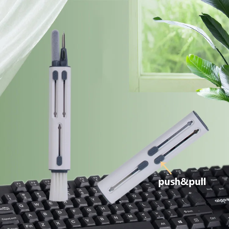 Custom multifunctional 4 in 1 Pen Keyboard Cleaning Dust wireless earphone Earbuds Pen Brush cleaner Kit for airpods