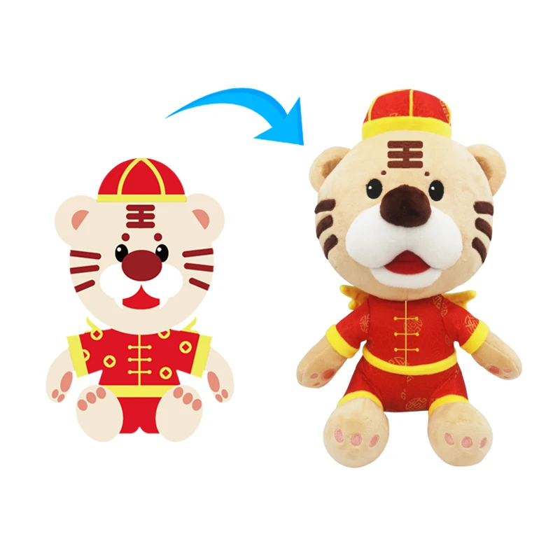 MISS-U Custom original design cute and fluffy animal plush toy lifelike stuffed animals