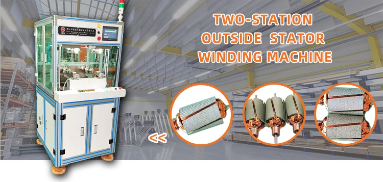 DR Factory direct sale Model aircraft cooling fan motor Multi-station stator winding machine