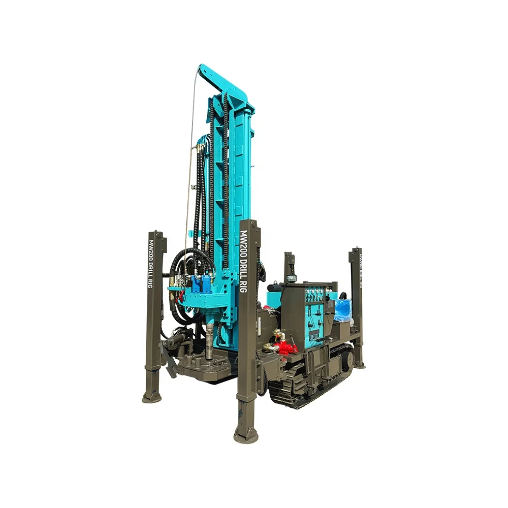 factory hot sale water well drilling rig machine 200m 300m 400m portable drilling machine for water