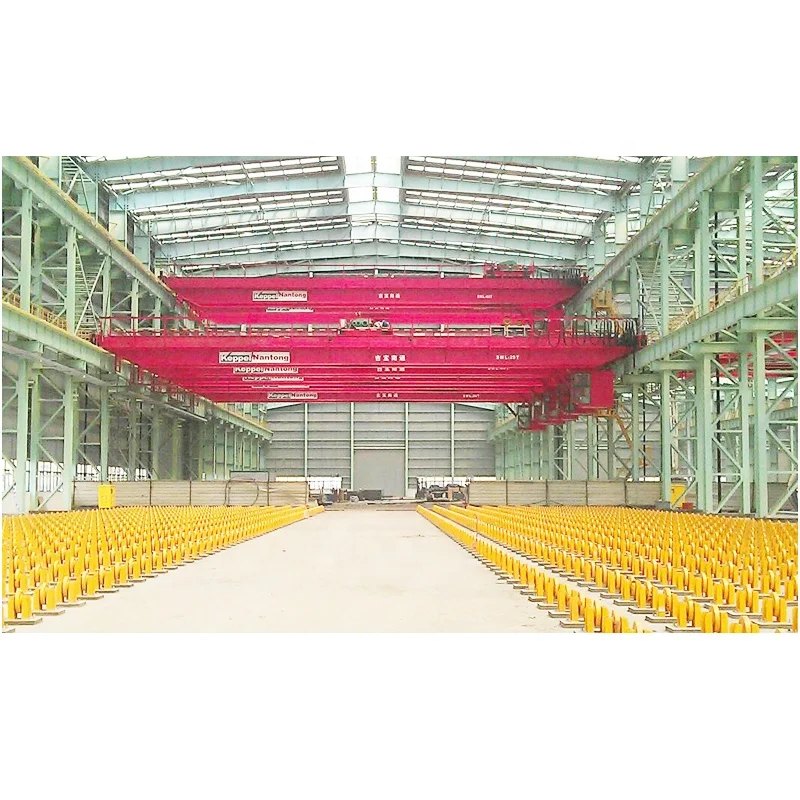 Foundry Double Beam Steel Factory Heavy Overhead Traveling Casting Steel Laddle Lifting 20t 5t Overhead Crane with A8 Duty