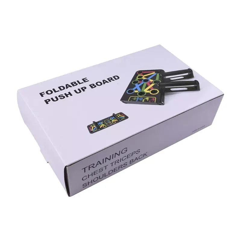 Fitness Multifunctional System 9 In 1 Foldable Muscl Power Press Rack Foldable Push Up Board Pushup Stand