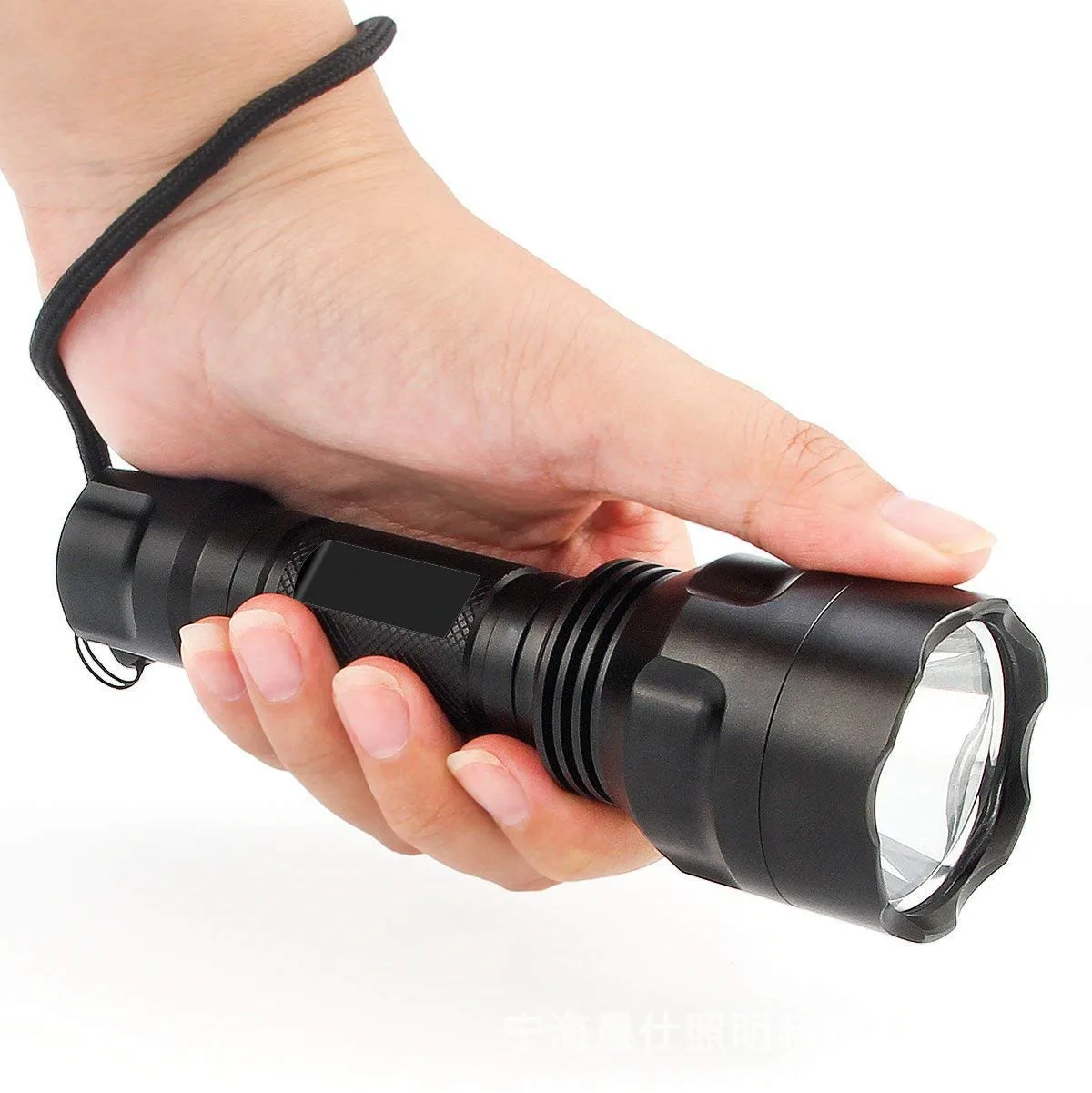 QXMOVING Super Bright Rechargeable Multi-function Fast Track Torch Light 350lm Strong Light Tactical Flashlight