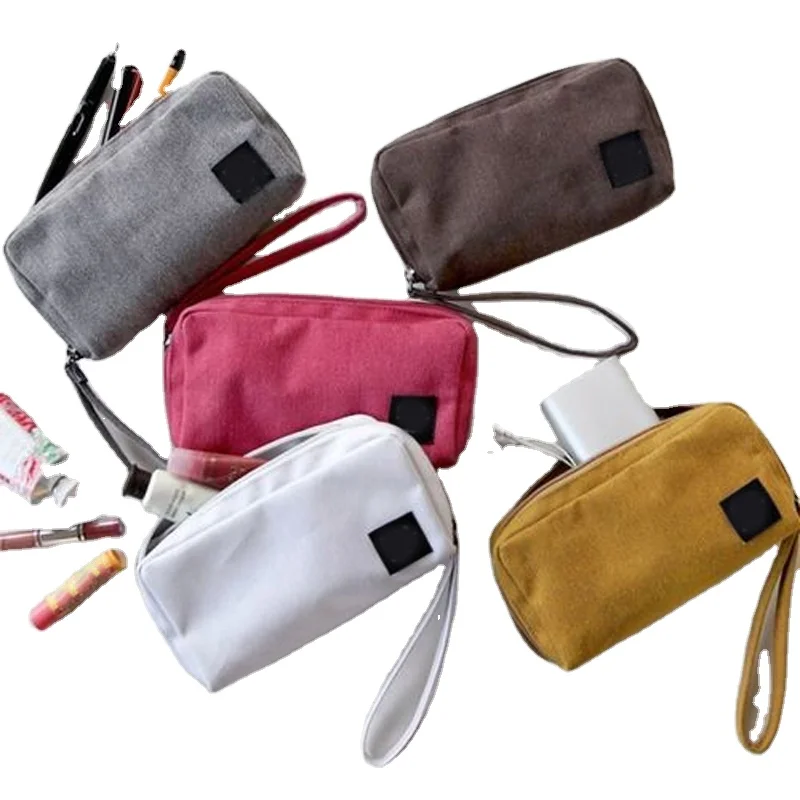 Paper Crochet Colorful Cosmetic Case Makeup Bag Cotton Cosmetic Bag Makeup Bag Professional