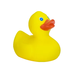 Custom Classic Yellow Rubber Ducks For Baby Shower Party Birthday Gift For Kid Floatable Weighted Upright Rubber Duck Toys