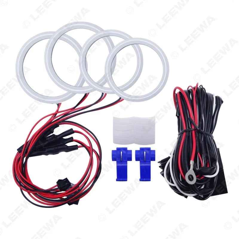 FOR  LADA Vaz 2109 cotton light angel eye lamp daytime running apertureOthers Car Light Accessor