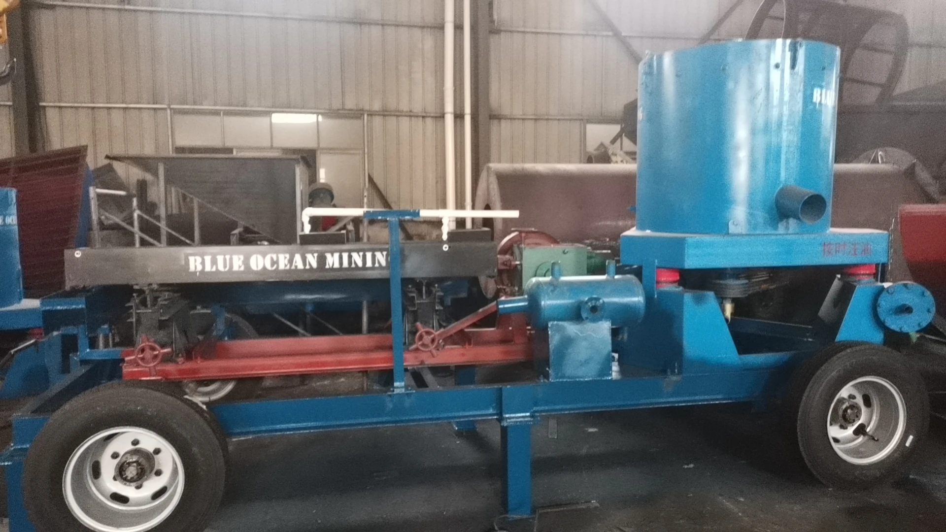 Small Scale Alluvial Gold Washing Plant Gold Gravity Separator Machine Gold Extraction Equipment
