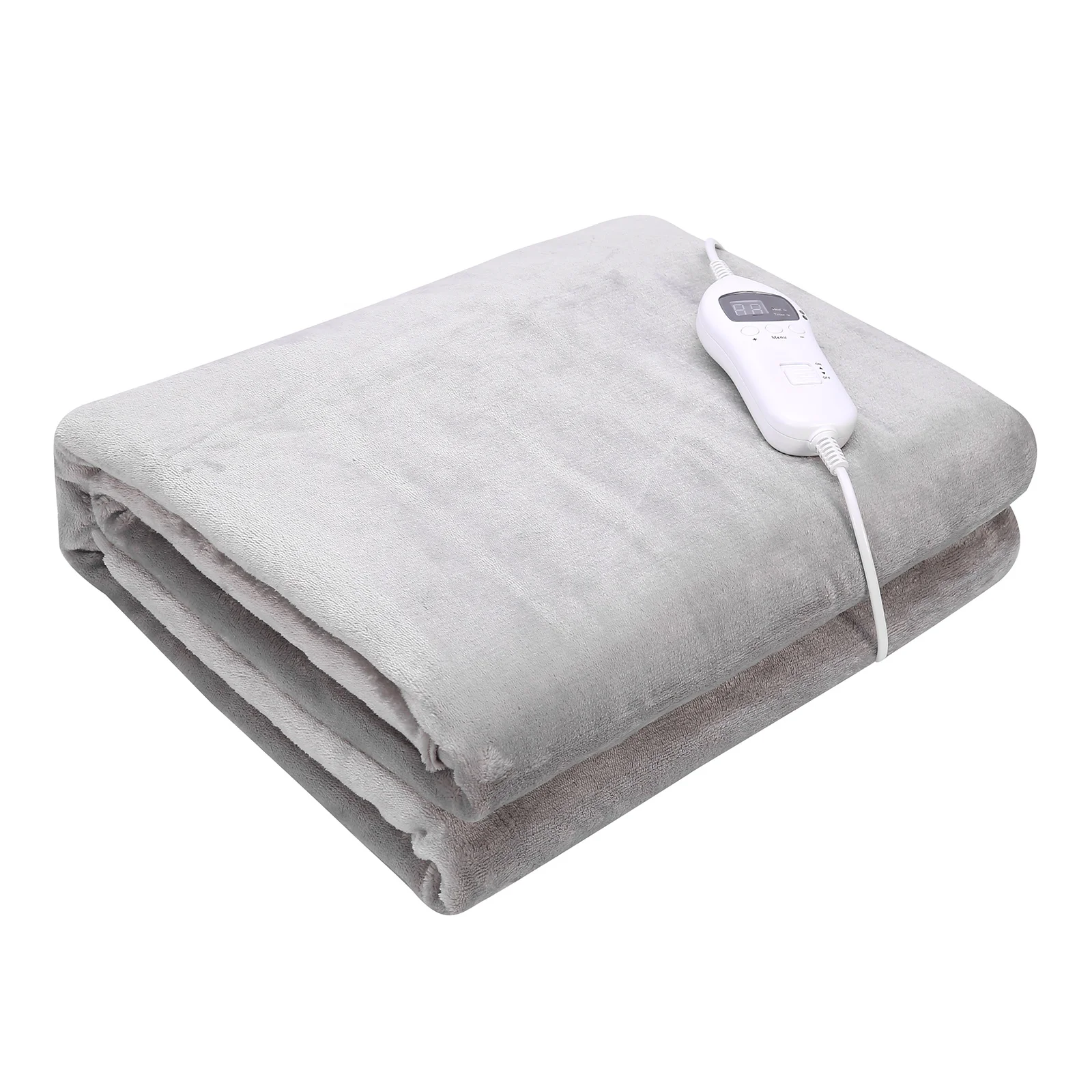 High Quality Soft Velvet Fleece Electric Blanket for Winter Adult
