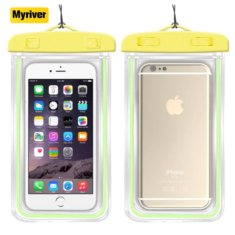 Myriver Custom Floating Water Proof Waterproof Underwater Phone Pouch Bag Blu Cell Phone Cases For Phone