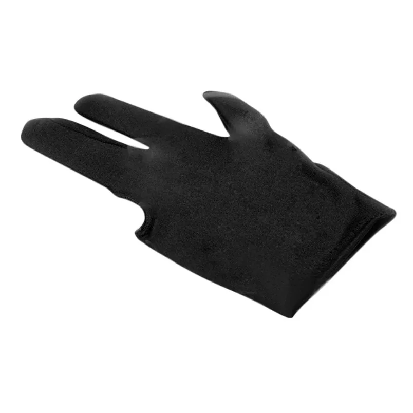 1pc Spandex Snooker Billiard Pool Left Hand Open Three Finger multicolor GloveBilliard Accessories