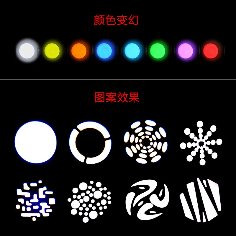 Popular Birthday Party Decorations RGBW Effect 8 Eyes Dj Led Beam Moving Head Light Disco Lighting Stage Laser Black Luminous