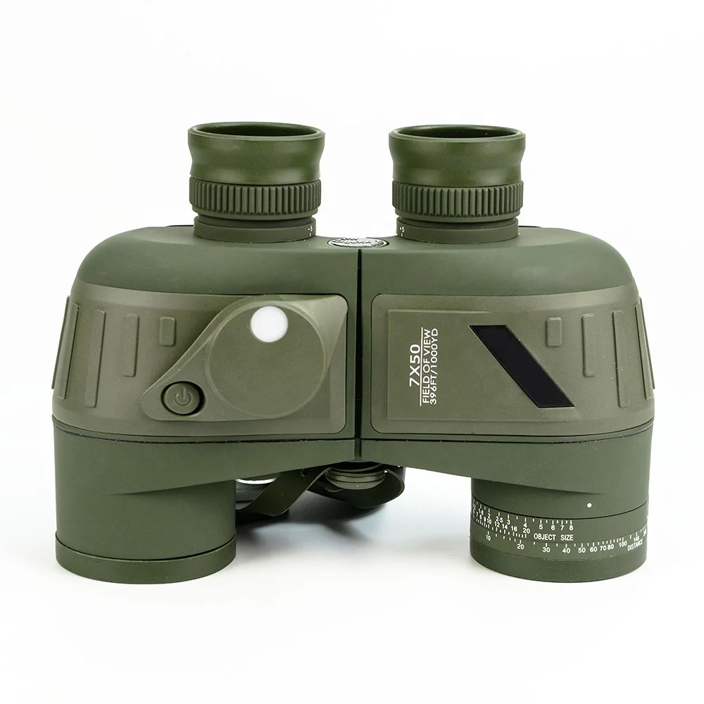 
Travelling Hunting Tactical Military Telescope Scout Shooting Compass Army 7x50 Binoculars 