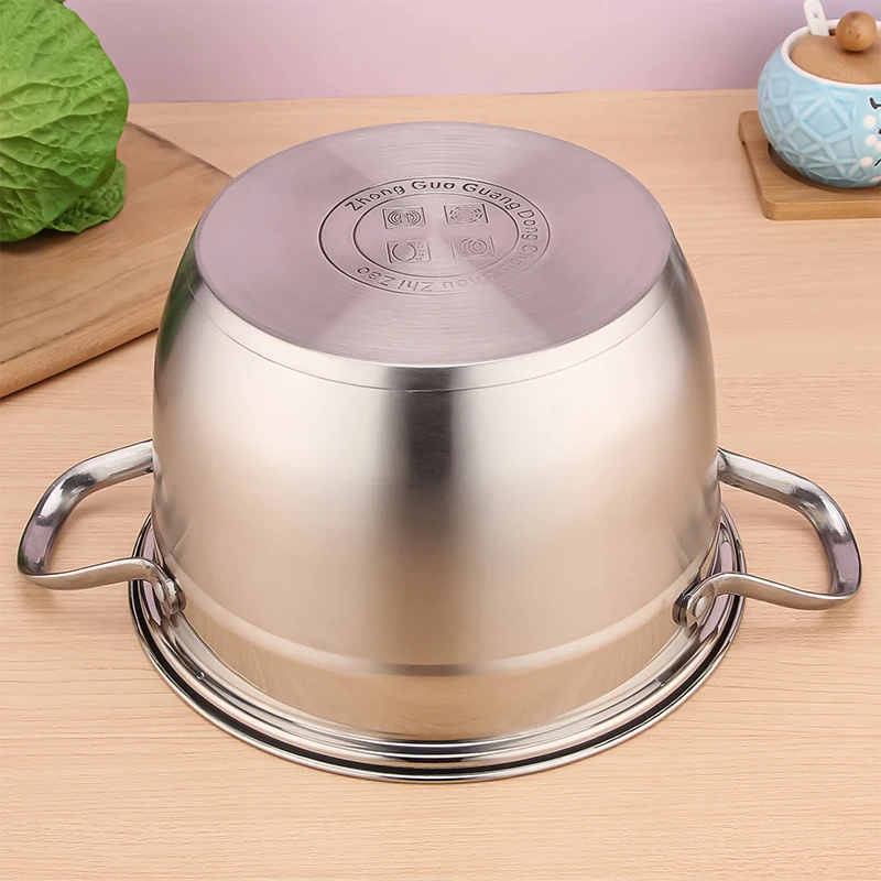 Stainless Steel Cooking Steamer Pot Bread Vegetable Steam Pot Set High Quality Stainless Steel Steamer Pot With Glass Lid