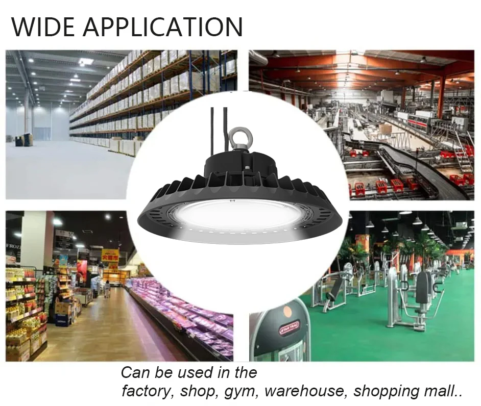 150 лм/Вт IP65 Светодиодная лампа UFO High Bay Light 120w 150w 200w складские фабричные промышленные светильники Highbay