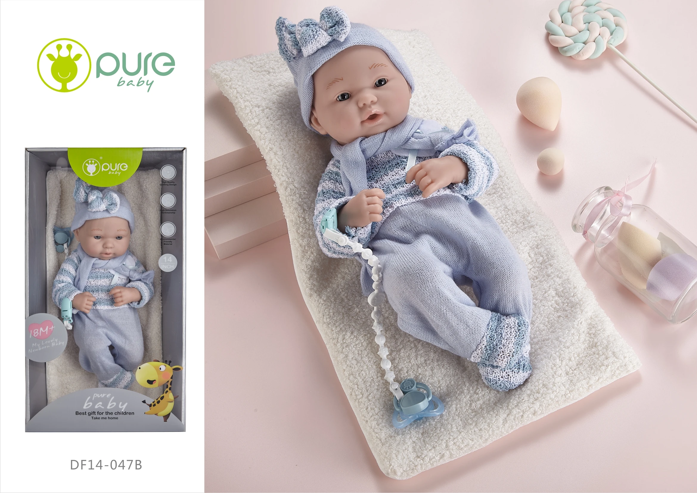 Customize China Manufacturers Realistic Silicone Full Body Reborn Doll Mold for Kids