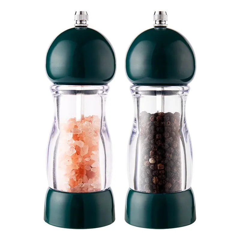 6 inch Pepper Grinder PP Salt and Pepper Shakers Adjustable Coarseness by Ceramic Rotor kitchen Accessories