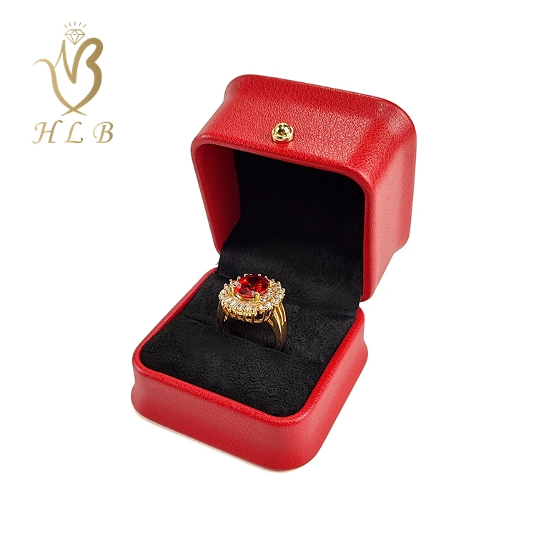 Cost-effective pu leather jewelry box packaging luxury jewelry package box for jewelry fine rings