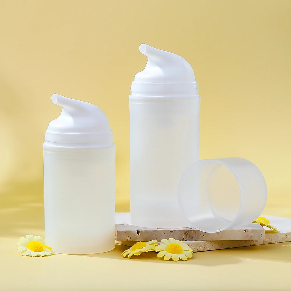 JXPACK Luxury Cosmetic Vacuum Airless Bottle with 30ml 50ml 80ml 100ml 120ml 150ml Plastic Airless Lotion Pump Bottle
