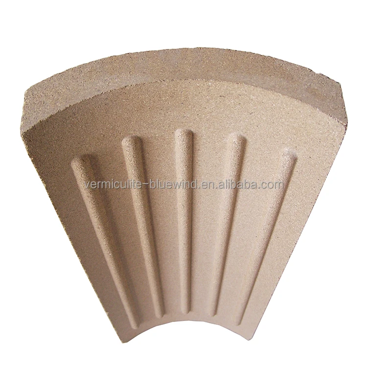 Wood stove liner vermiculite customized insulation fireproof board