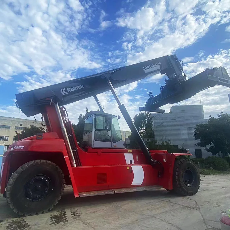 Используемый штабелер Kalmar DRF450 контейнерный погрузчик 45 тонн портовый