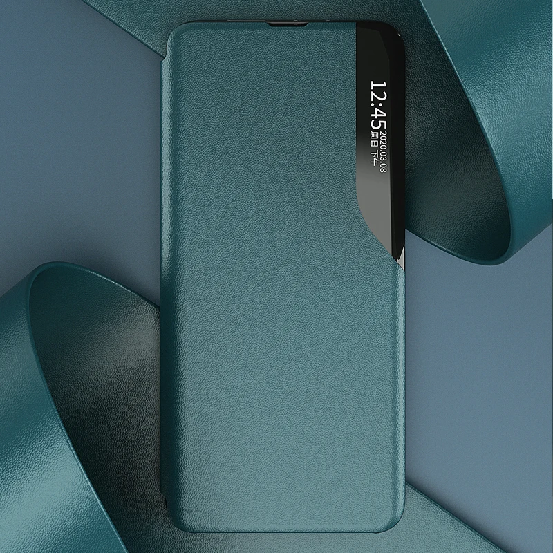 Деловой стиль ПУ флип кожаный Прочный ТПУ чехол для телефона huawei p40 lite задняя