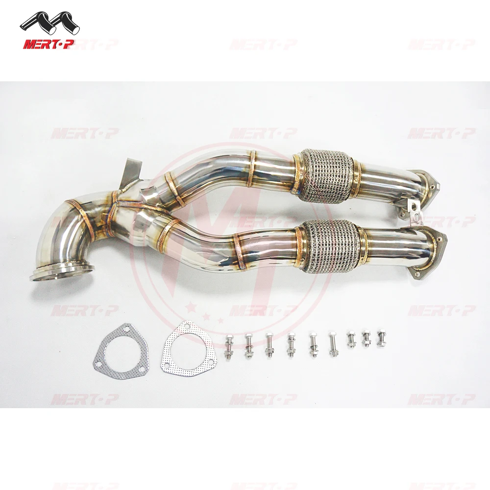 Mertop SS304 Exhaust Downpipe for TTRS 8S and RS3 8V 2.5 TFSI 2017+ downpipe