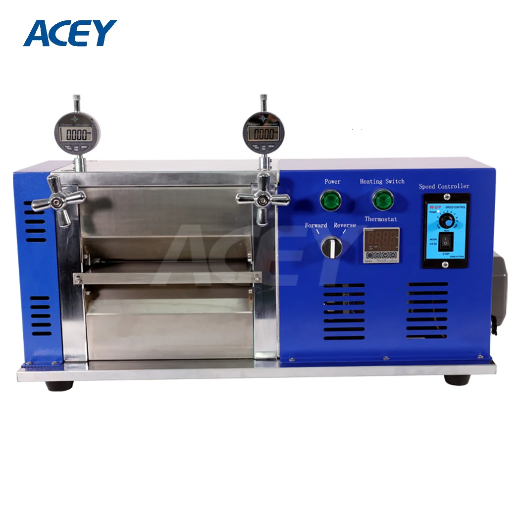 Heat roll Press Machine lithium Battery Roller calendering machinery for li-ion and li-po battery