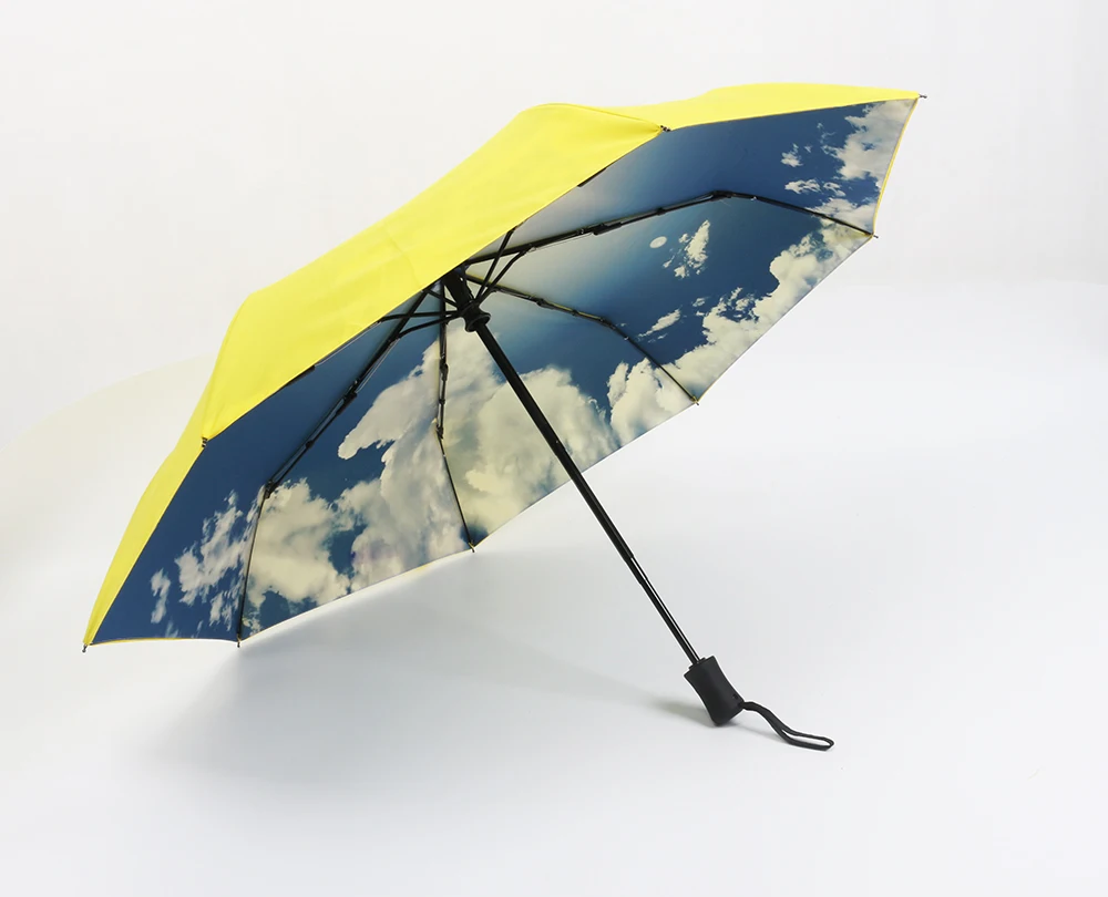 Складной двухслойный автоматический зонт Ok Umbrella