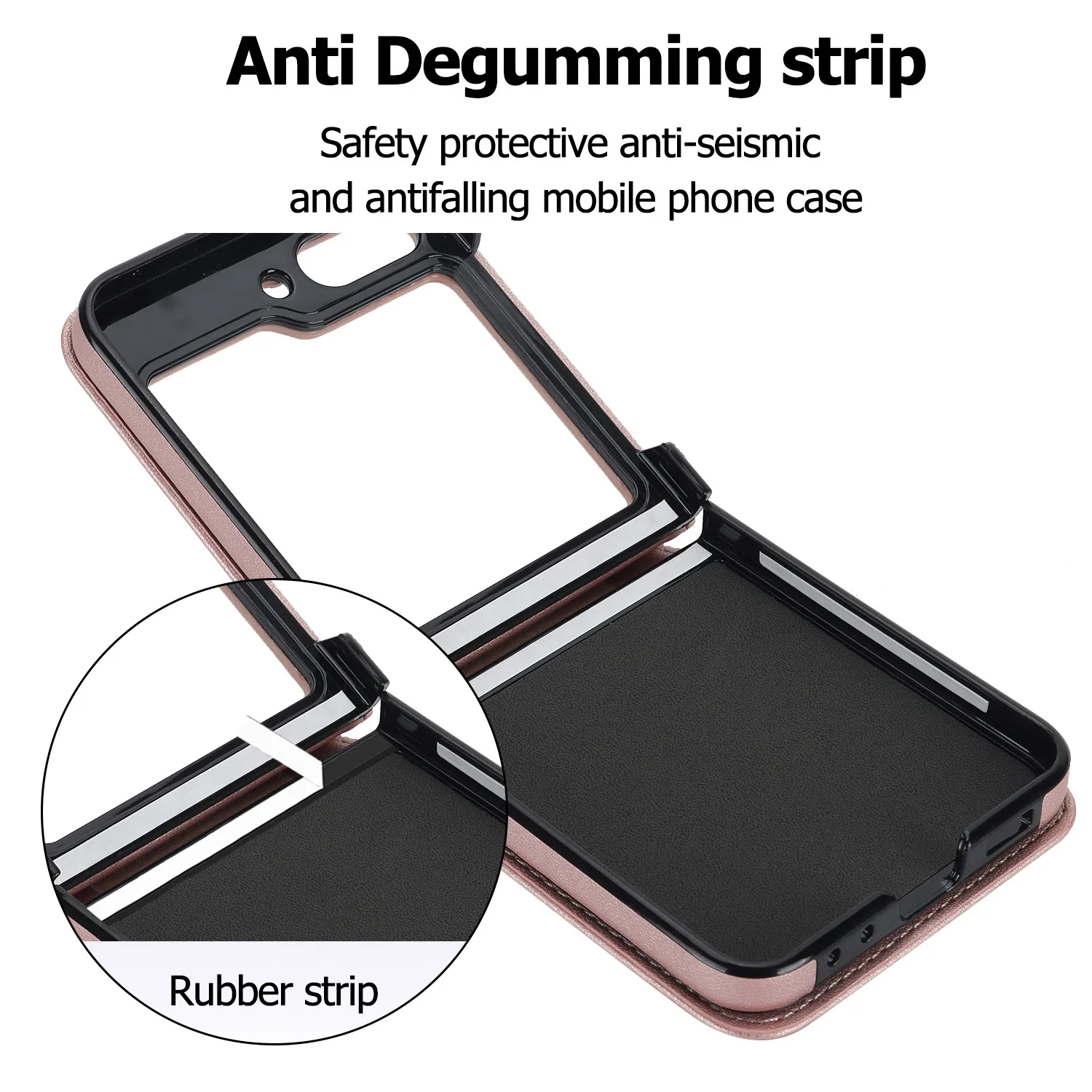 Compatible with Phone 13 Pro Case, Premium Faux Leather Phone Case