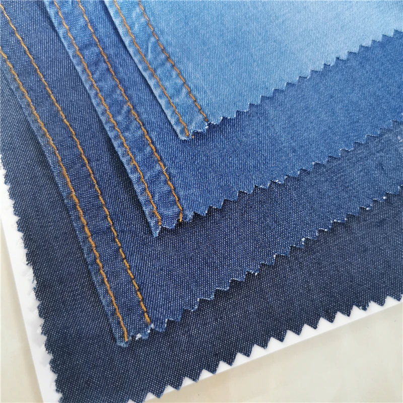 
Factory price wholesale 100%tencel lyocell 4.5oz twill tencel thin denim fabric for jeans and dress on sale 