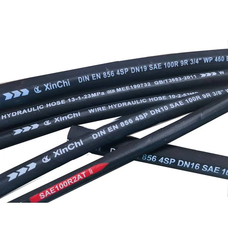hydraulic hose pipe EN 853 1/4 inch 6.3mm ID Din 2sn