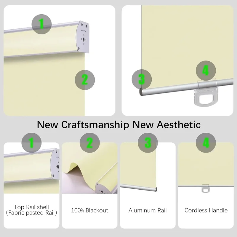 Customized cordless 100% polyester blackout waterproof sun motorized roller blinds for exterior