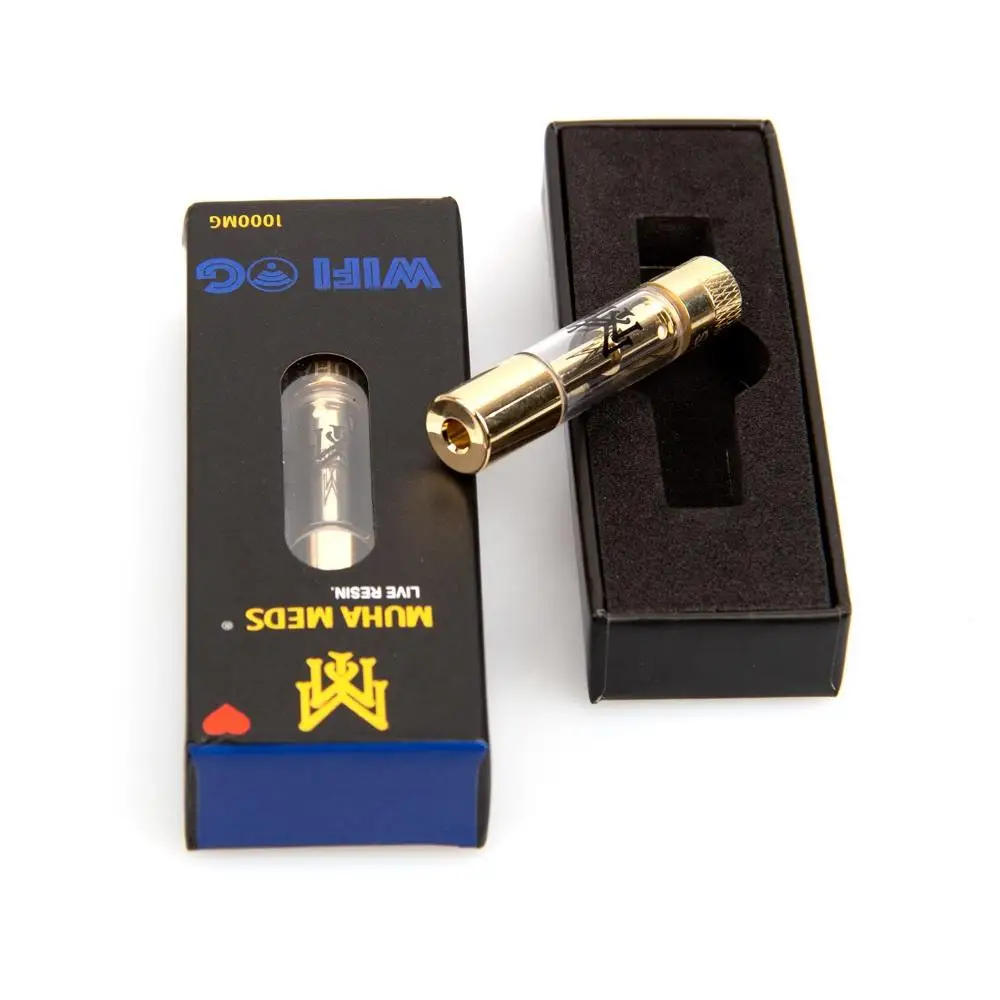 In Stock Muha Med Cartridge Live Vape Cartridge 0.8ML Ceramic Oil Cartridge 510 Carts With Packaging Box