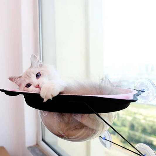  2020 кошачий космический корабль прозрачный гамак с окошком безопасная кровать прочными сверхпрочными присосками для