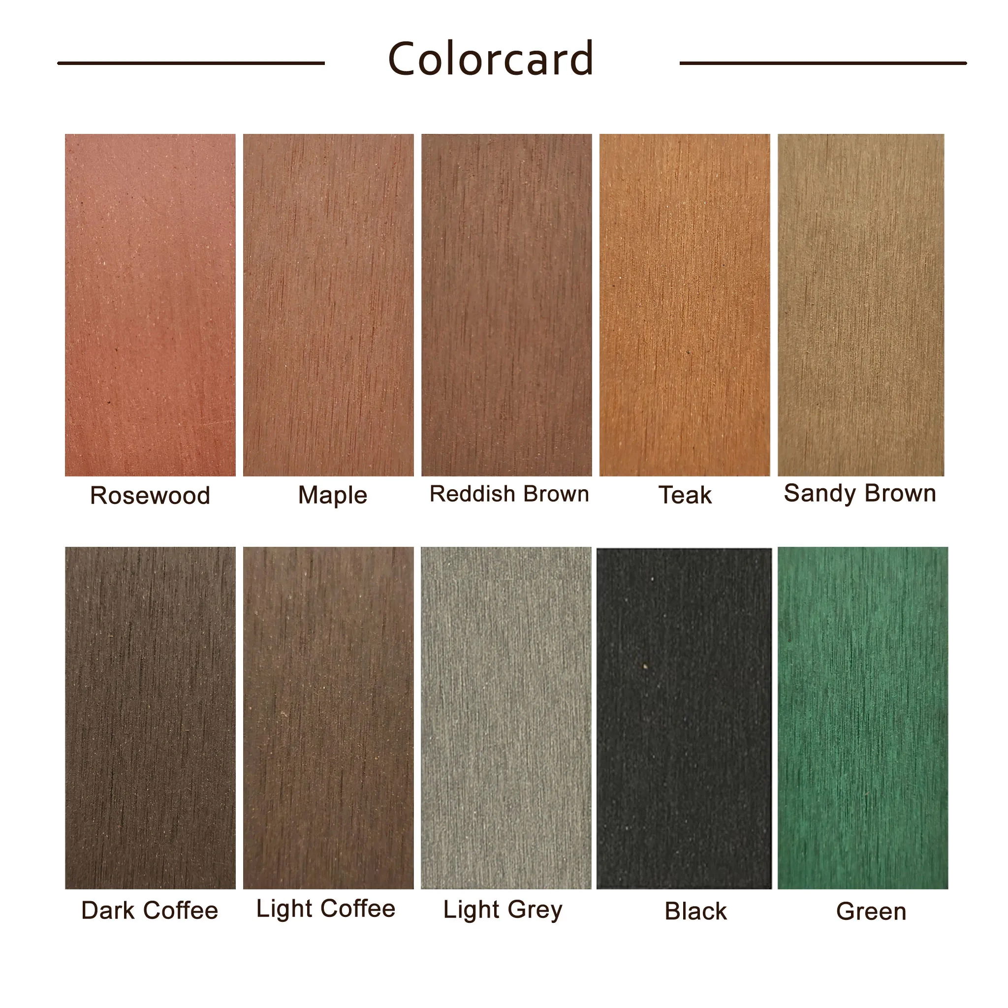 WPC solid decking outside wpc decking  composite flooring boards AL-S146-10A