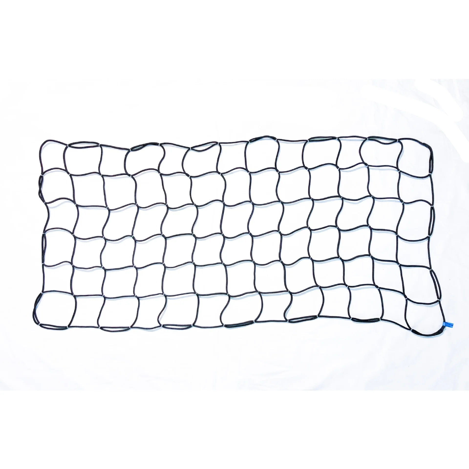 Motorcycle Luggage Net Elastic Rubber Latex Bungee Mesh Cargo Net with Hook for Pick Up Truck