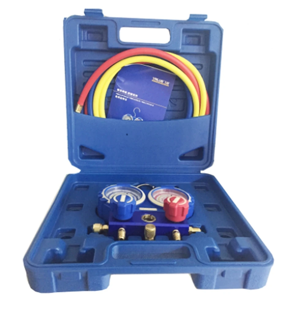 Refrigeration Manifold Pressure  Dual Gauge VMG-2-R410A-B as refrigerant tool