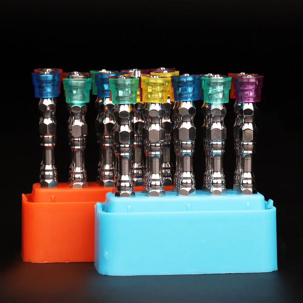 S2 Special Steel Insulated Screwdriver Set Mini Precision Screwdriver Set with Phillips Slotted Square Head 65mm S2 Bit