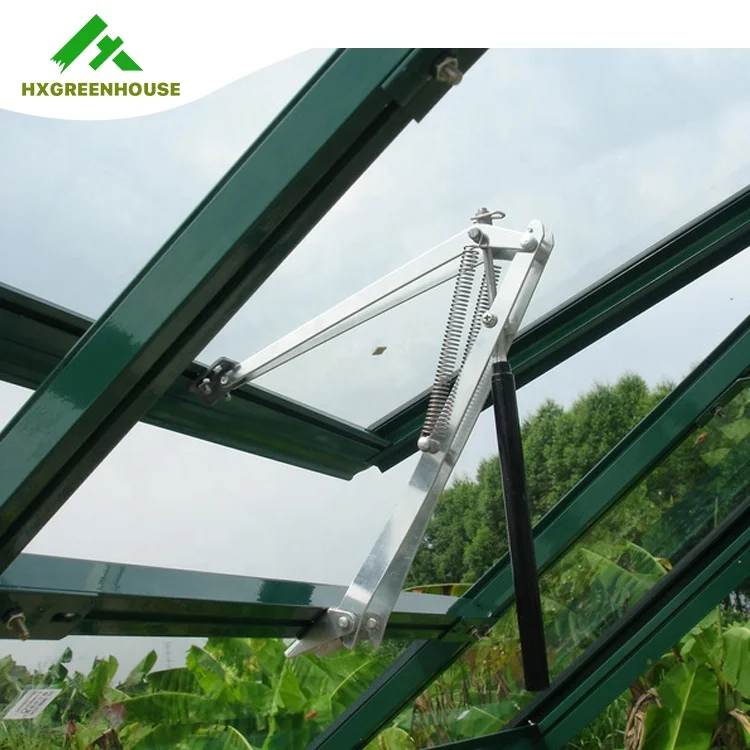 Automatic greenhouse ventilation - thermo door opener/window opener