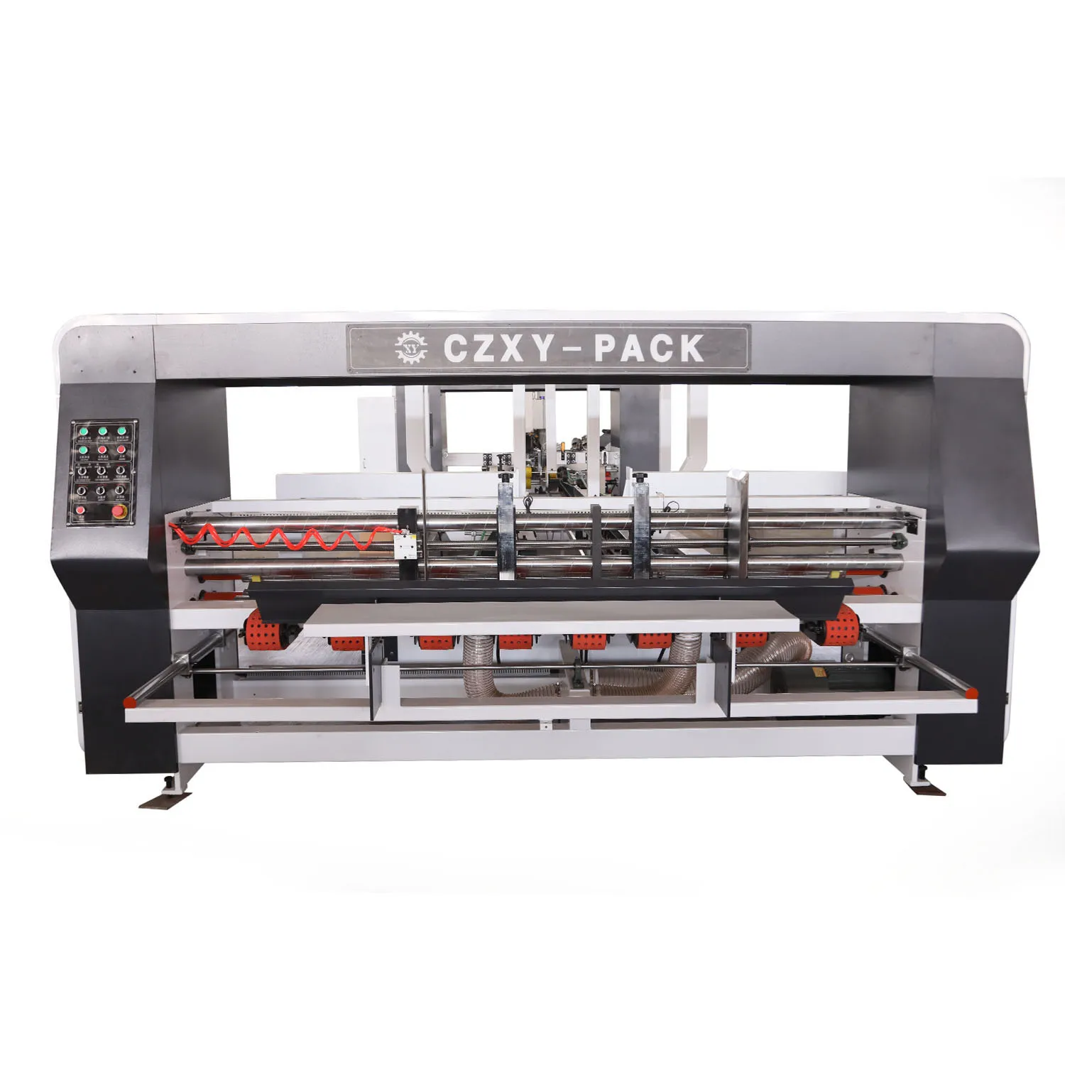 High quality small corrugated carton box making machines folding gluing stitching