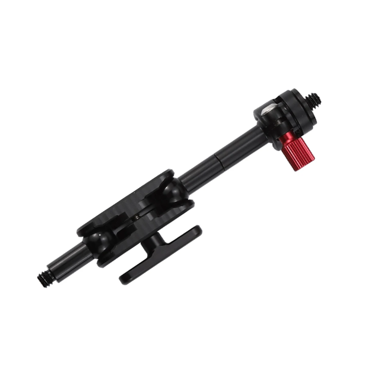 Double Ball Head Magic Arm for Camera Light Mic Video Monitor C-stand with 1/4 Thread For Rods/Hook