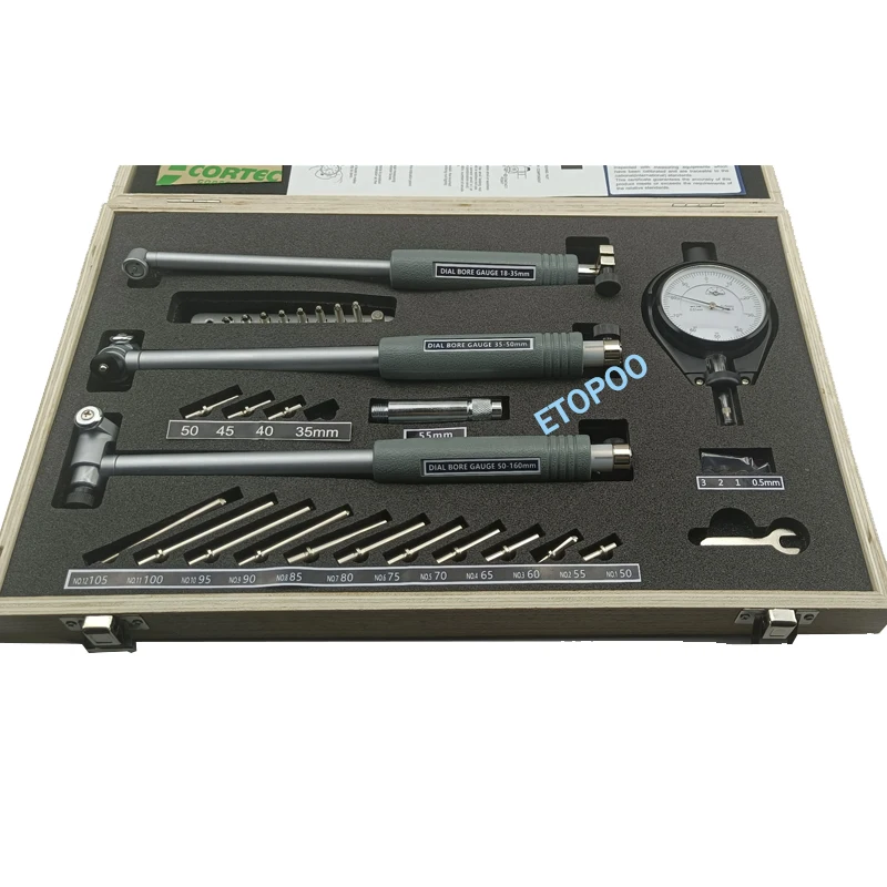 Dial Bore Gauge 18-160mm 0 01mm Center Ring Micrometer Gauges Measuring Tools dial gauge OEM Origin Range Reading