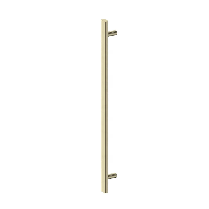Popular SAA CE Stainless Steel Brass  Brushed Single Bar Heated Towel Rail