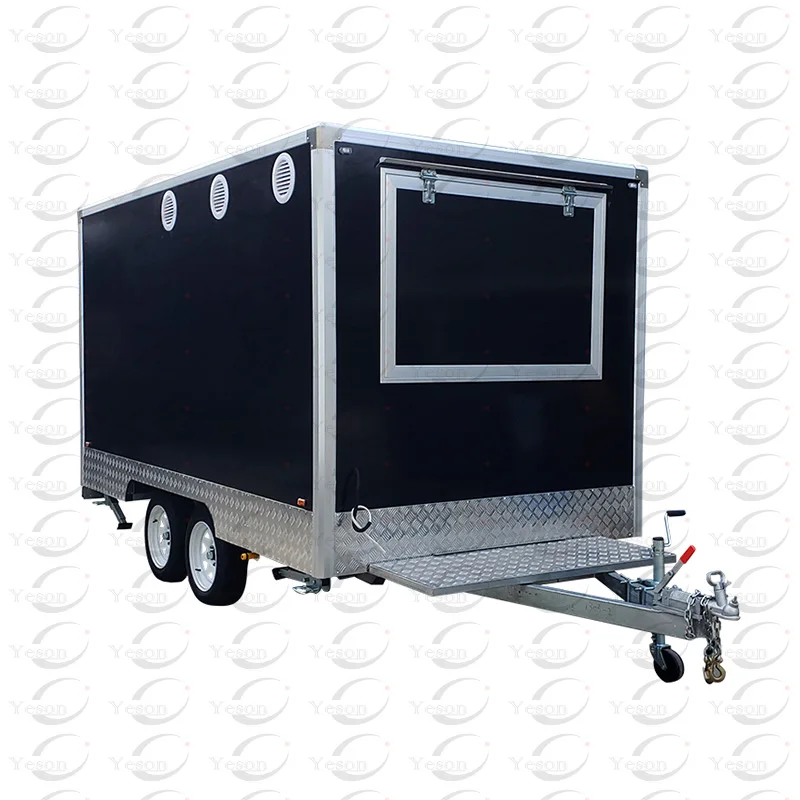 Wholesale Outdoor Custom Fully Equipped Ice Cream Street Kitchen Food Cart
