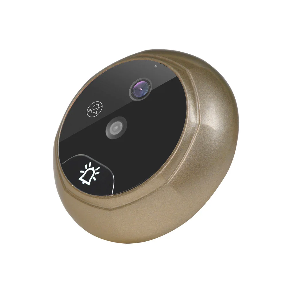 2.4 Inch TFT Color Screen Display Video Doorbell Camera PIR Night Vision Wide Angle Door Peephole Camera Viewer  for Home