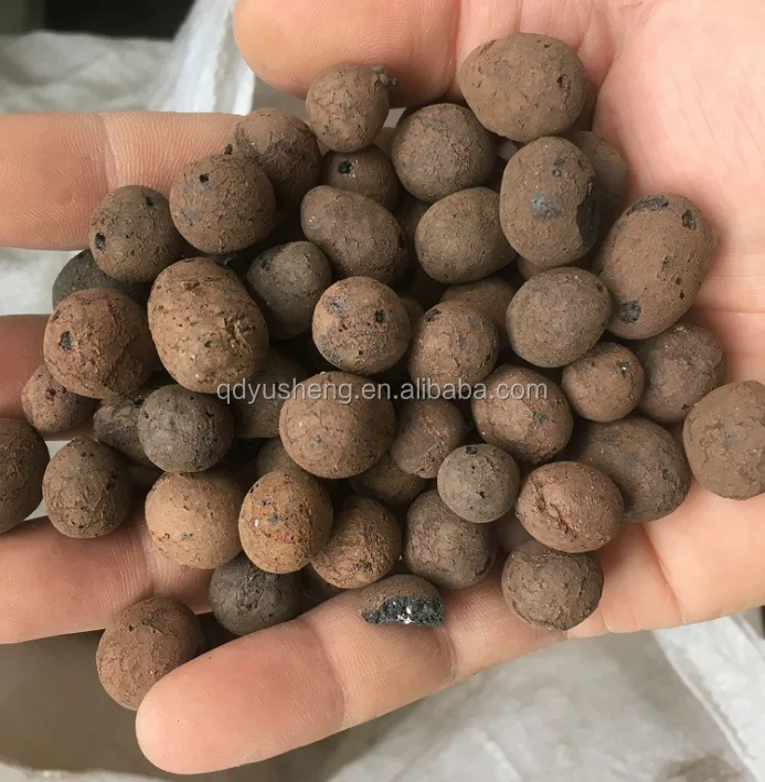 aquaponics grow bed hydroton clay pebbles