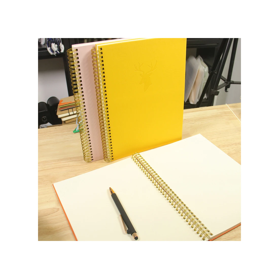 Simple Design Customizable Notebooks with Personalized Week To View Homework Goal Setting Covers Soft Customizable Notebooks