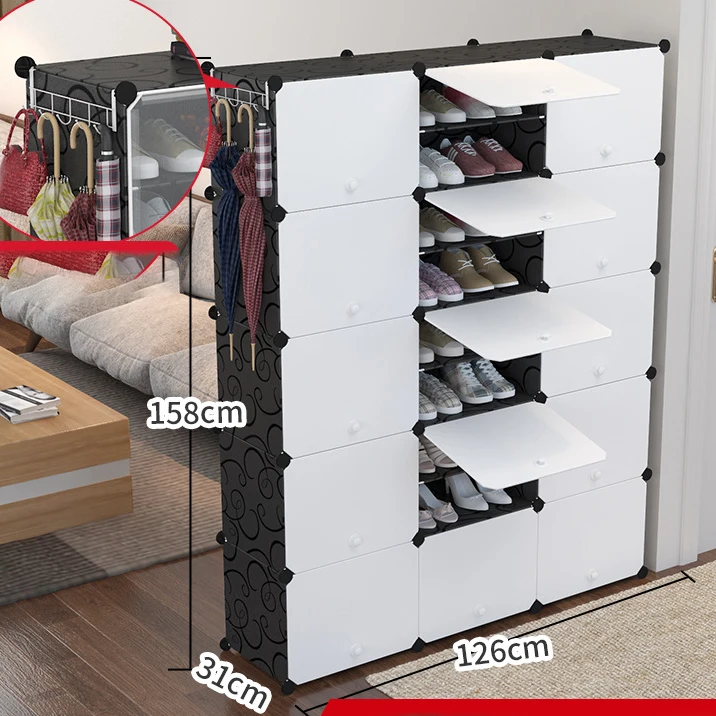 CR Multilayer Assembly Stackable Clear Plastic Shoe Storage Box Side Opening Acrylic Transparent Shoes Box