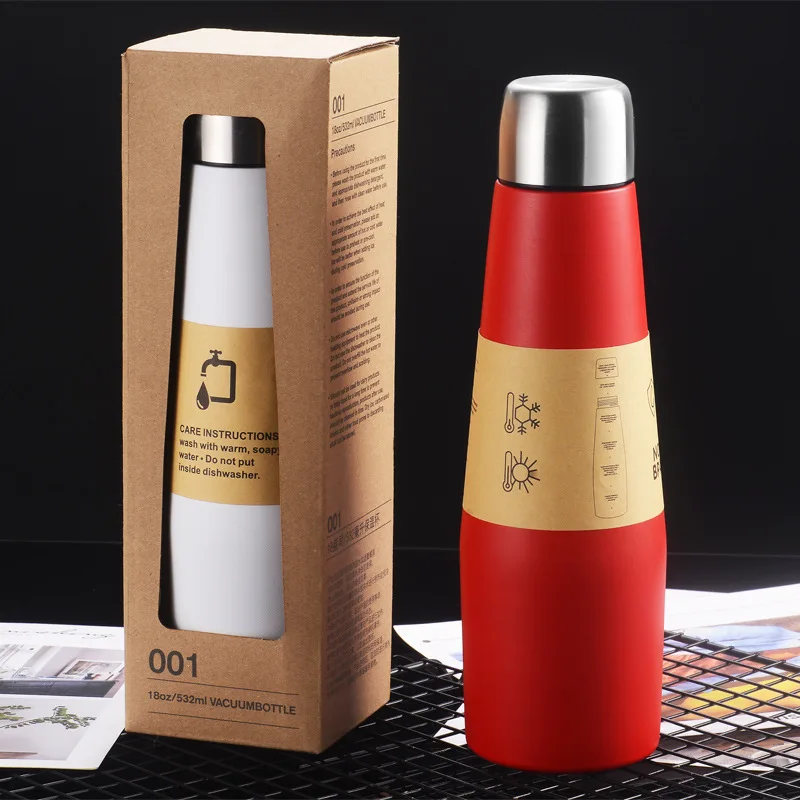 New best design 550ml water bottle brand stainless steel eco friendly wholesale bulk direct drinking with custom logo for adults