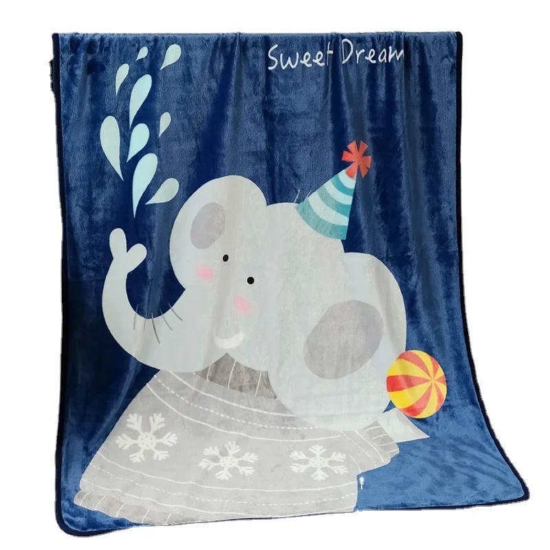 95cmx83cm coral fleece blankets Print Sublimation Lovey Receiving Girl Plane Cover Carrier Christmas Knit Baby 2022 Swaddle